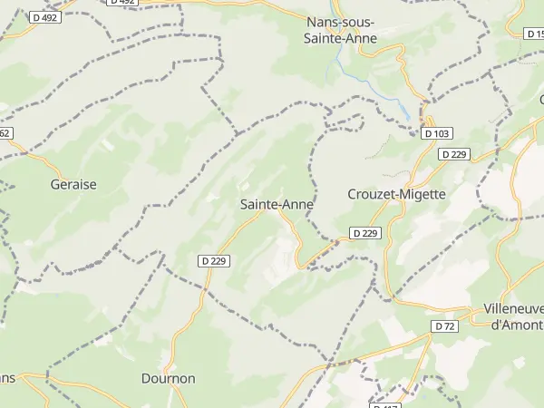 Plan de Sainte-Anne