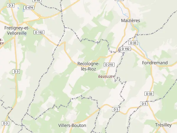 Plan de Recologne-lès-Rioz