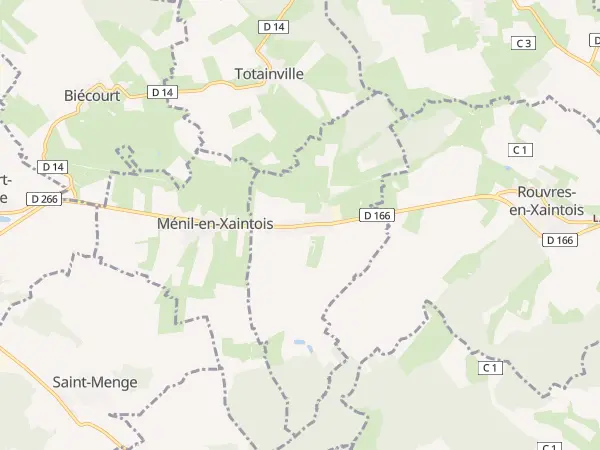 Plan de Dombasle-en-Xaintois