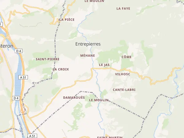Plan de Entrepierres