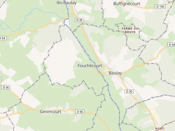 Plan de Fouchécourt
