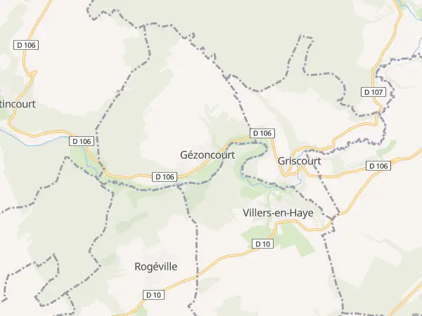 Plan de Gézoncourt