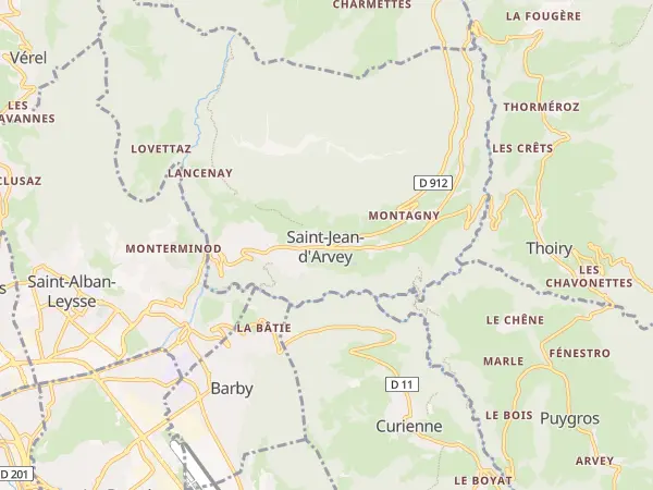 Plan de Saint-Jean-d’Arvey