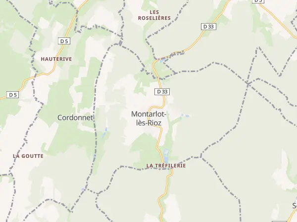 Plan de Montarlot-lès-Rioz