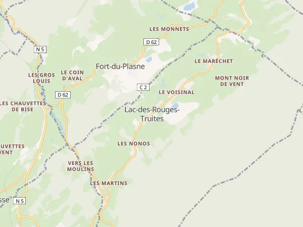 Plan de Lac-des-Rouges-Truites