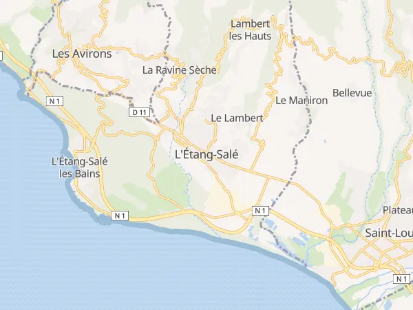 Plan de L’Étang-Salé