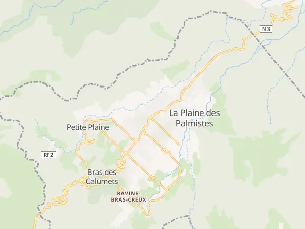 Plan de La Plaine-des-Palmistes