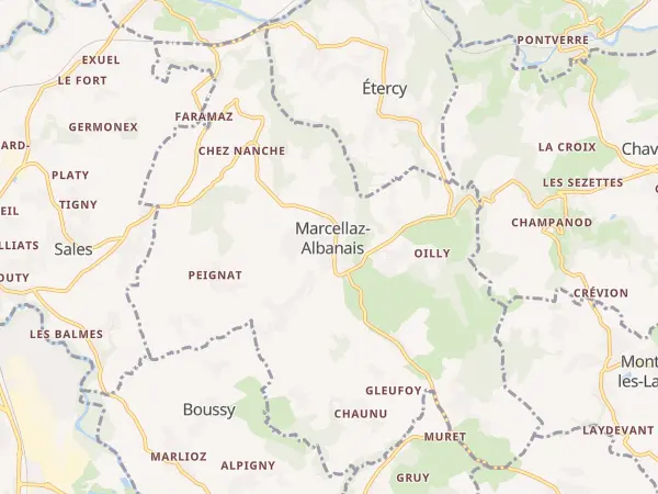Plan de Marcellaz-Albanais