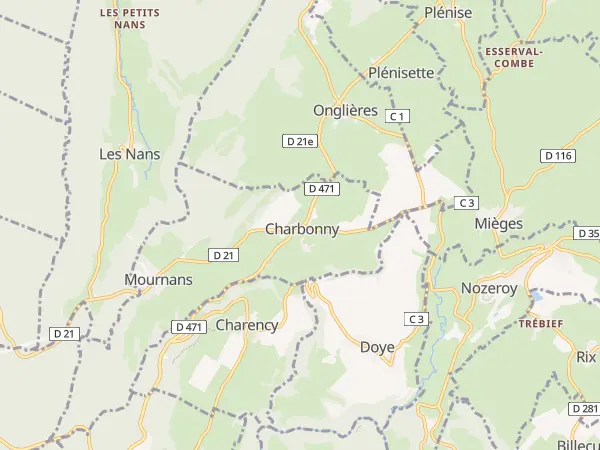 Plan de Mournans-Charbonny