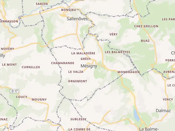 Plan de Mésigny
