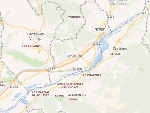 Plan de La Saulce