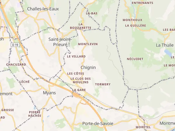Plan de Chignin