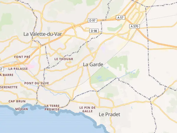 Plan de La Garde