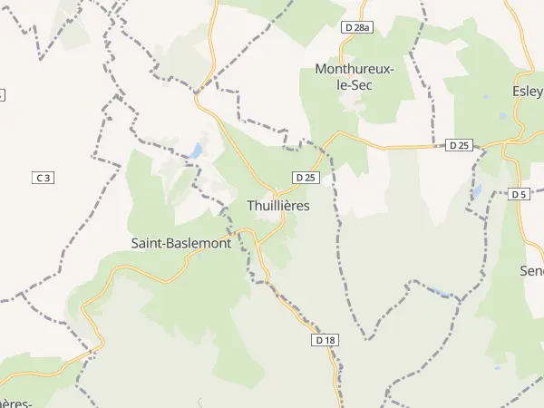 Plan de Thuillières