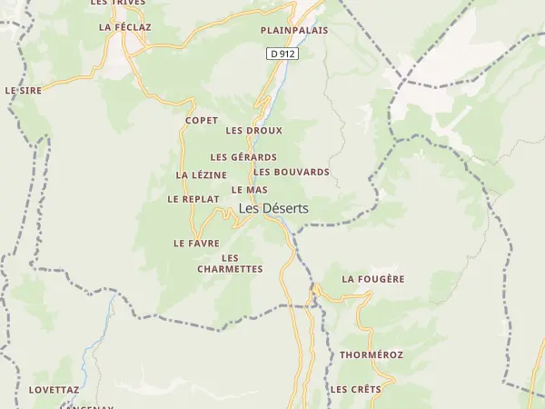 Plan des Déserts