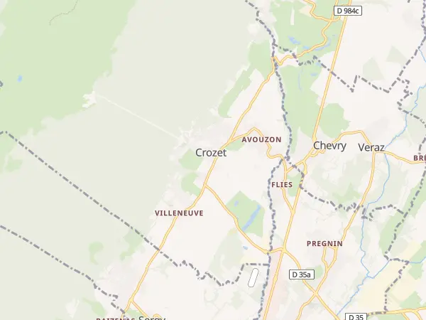 Plan de Crozet