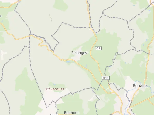 Plan de Relanges