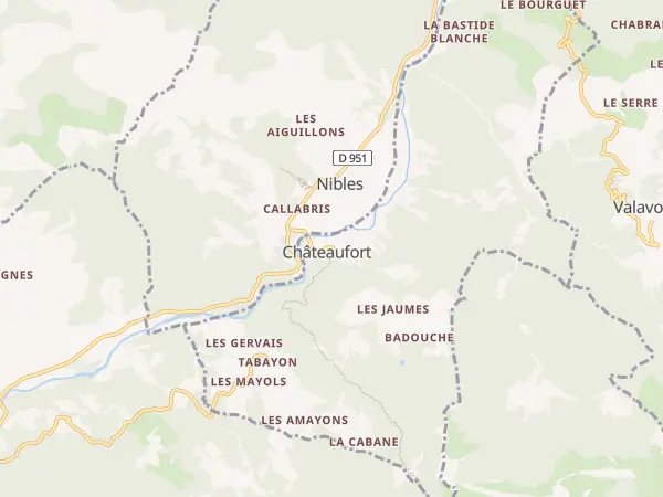 Plan de Châteaufort