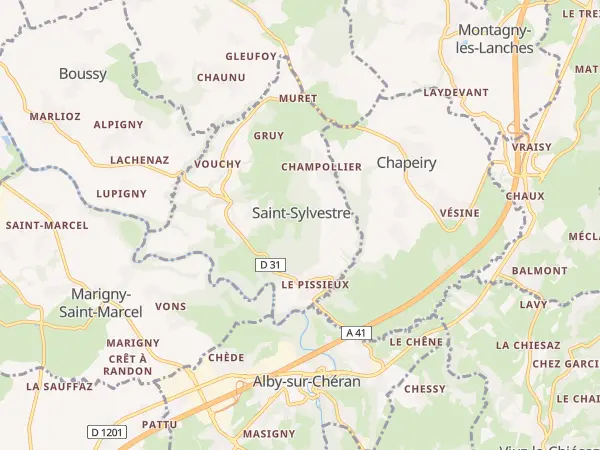 Plan de Saint-Sylvestre