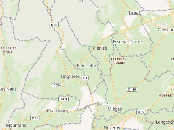 Plan de Plénisette