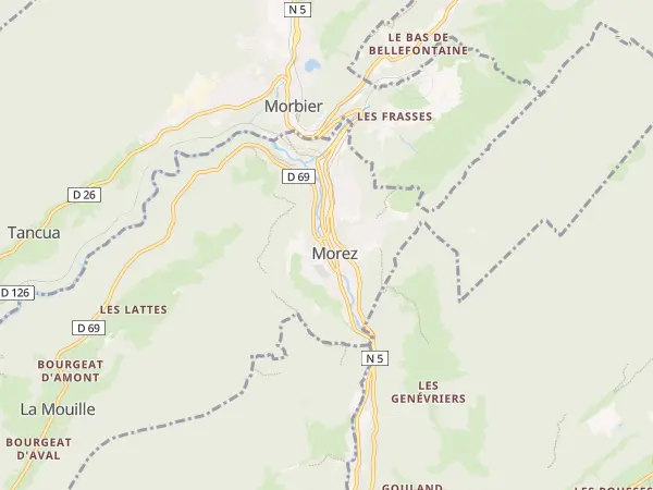 Plan de Hauts de Bienne