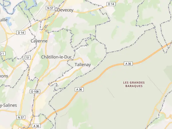 Plan de Tallenay
