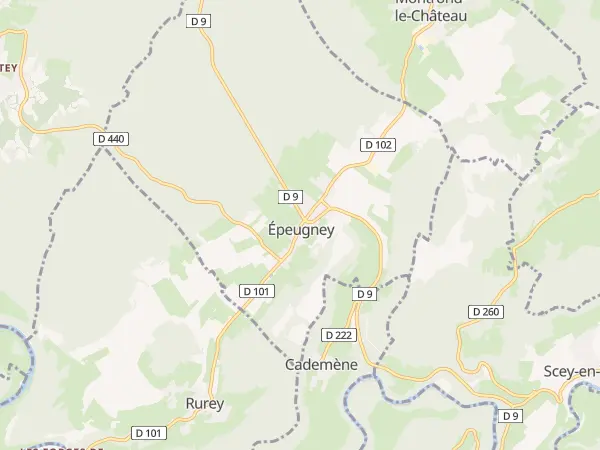 Plan de Épeugney