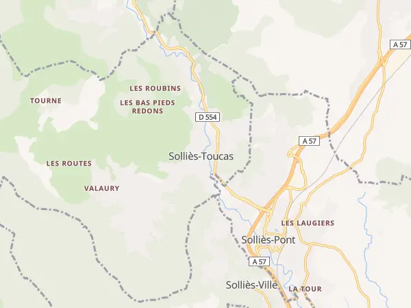 Plan de Solliès-Toucas