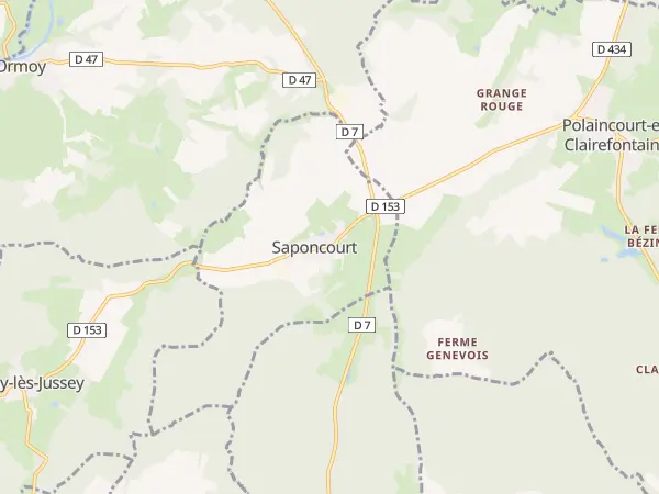 Plan de Saponcourt