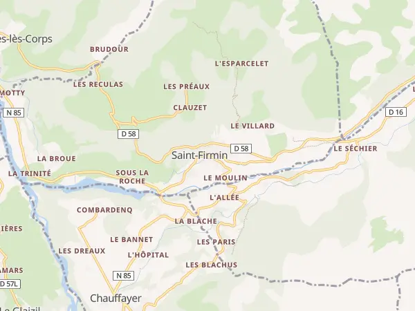 Plan de Saint-Firmin