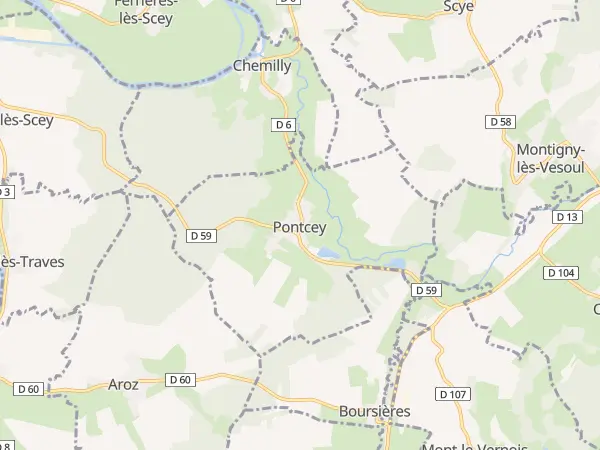 Plan de Pontcey