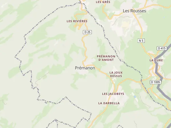 Plan de Prémanon