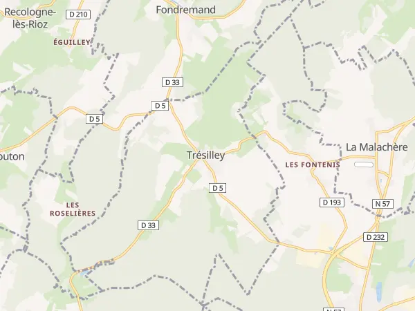 Plan de Trésilley