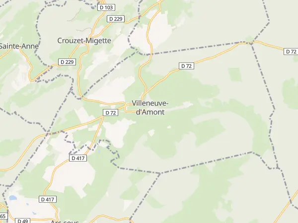 Plan de Villeneuve-d’Amont