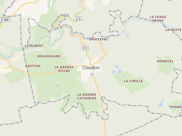 Plan de Claudon