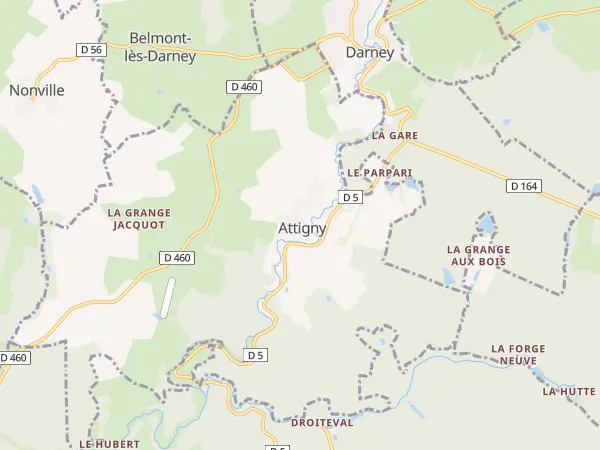 Plan de Attigny