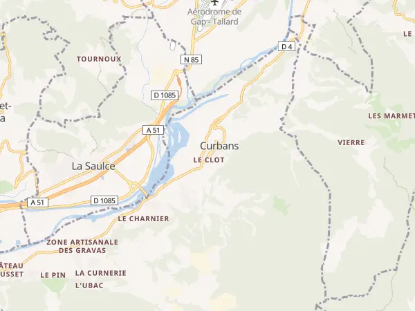 Plan de Curbans