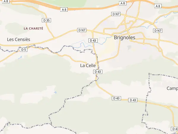 Plan de La Celle