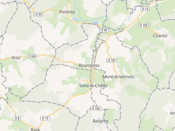 Plan de Boursières