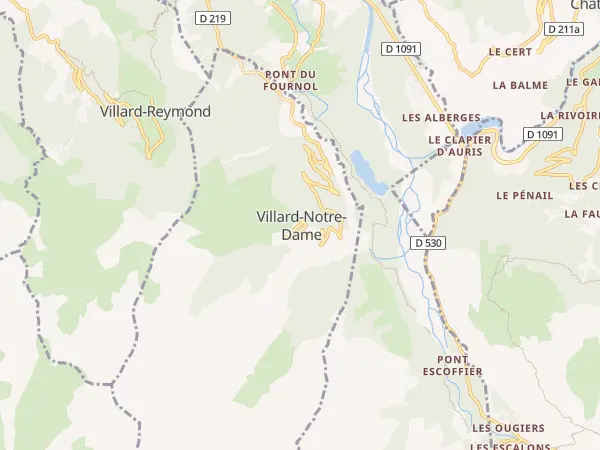 Plan de Villard-Notre-Dame