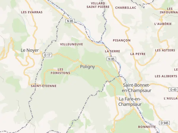 Plan de Poligny