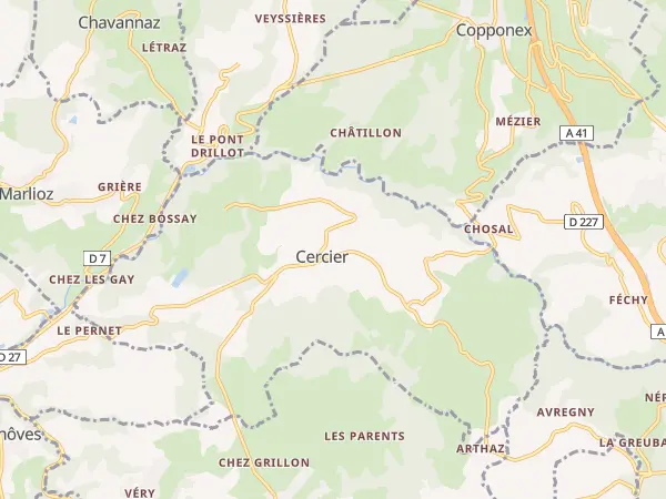 Plan de Cercier
