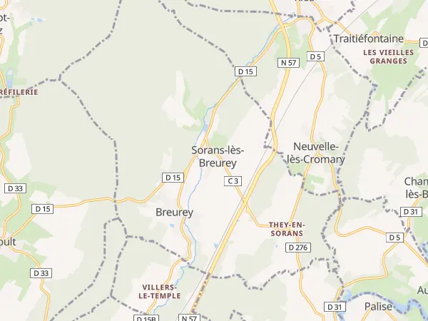 Plan de Sorans-lès-Breurey