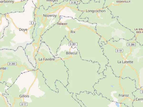 Plan de Billecul
