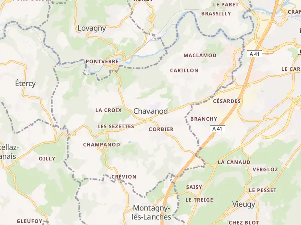 Plan de Chavanod