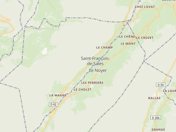 Plan de Saint-François-de-Sales