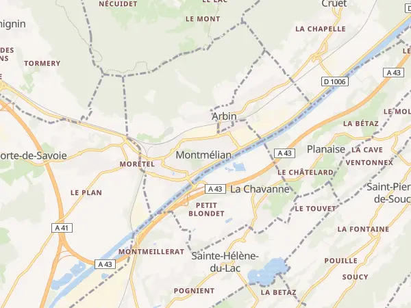 Plan de Montmélian