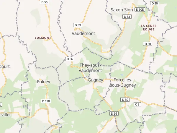 Plan de They-sous-Vaudemont