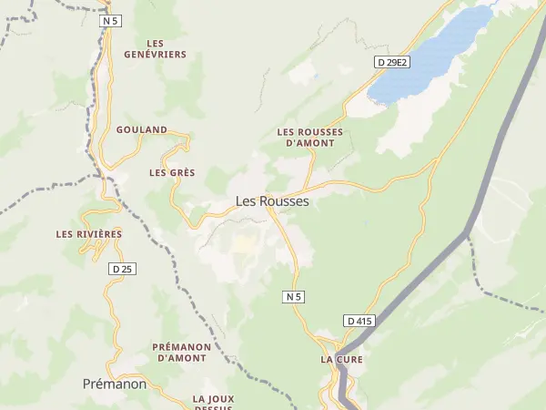 Plan des Rousses