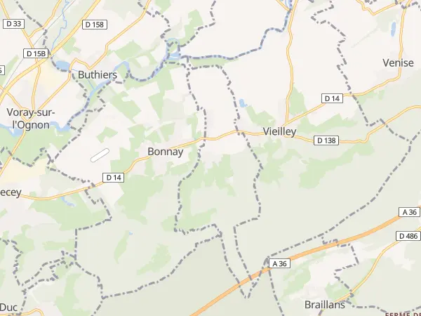 Plan de Mérey-Vieilley